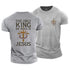 Men's The Only King We Need Is Jesus Cotton T-Shirt